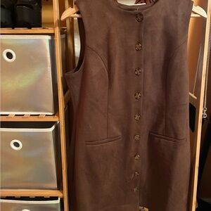 No Boundaries Brown Mini Dress Size Large NWT